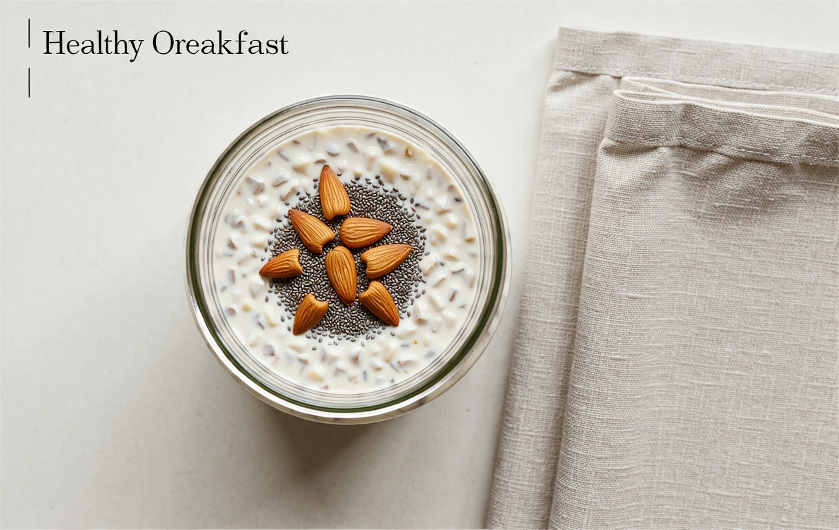 Gesundes Frühstücksbeispiel